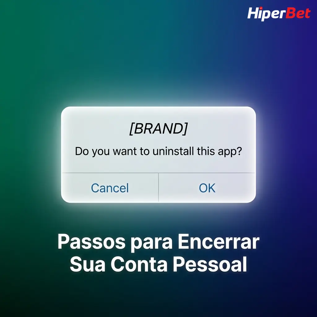 Passos para encerrar conta na Hiperbet