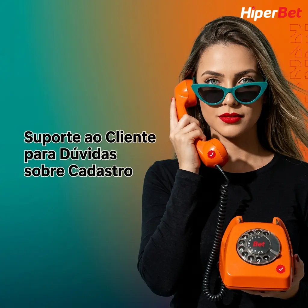 Suporte ao Cliente Hiperbet para dúvidas sobre cadastro